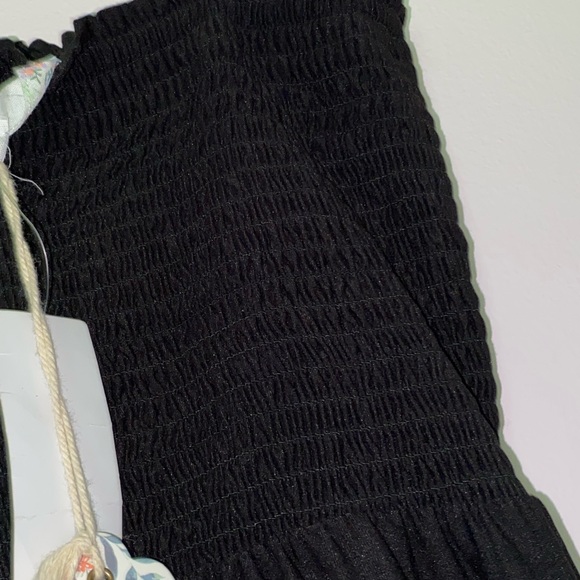 NWT Smocked Mini Dillards Black Dress Size XS - Picture 5 of 5